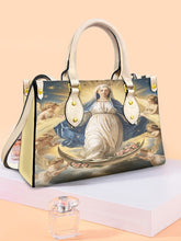 Sac à bandoulière Faith Virgin Mary en cuir pour femme